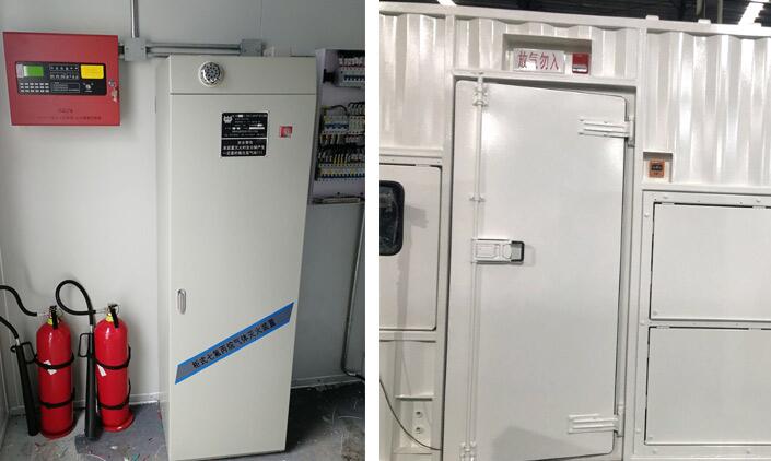 储能集装箱一般用什么气体灭火系统？